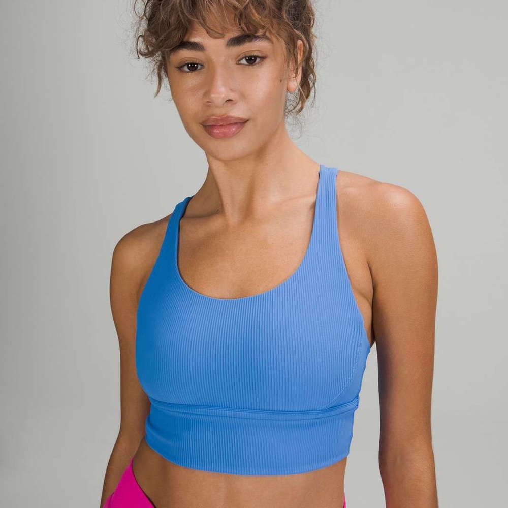 lululemon Energy Longline Bra Ribbed Luxtreme *